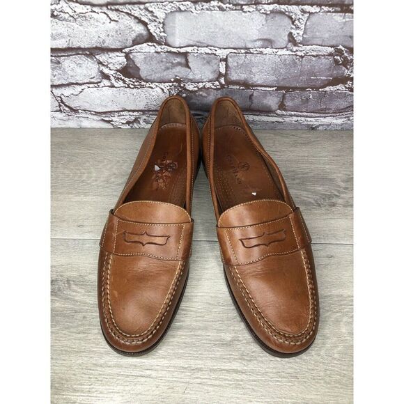 Cole Haan Brown Leather Slip On Penny Loafers Dress Shoes Men’s Sz 13N US/46EU - Picture 14 of 16